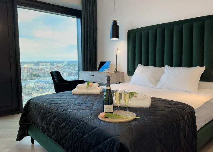 Urban Apartments Global Skyline, 25Th Floor No 19, Free Garage, Self Check-In